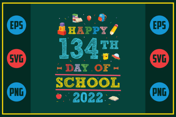 Celebrating 134 Days: A Unique Embroidery Design