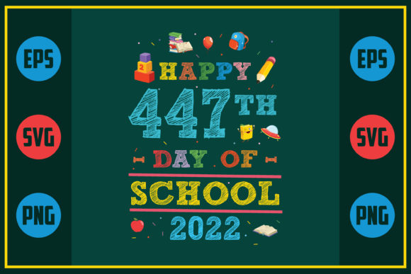 Celebrating 447 Days of School with a Unique Embroidery Design