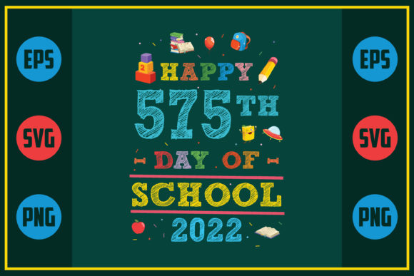 Celebrating 575 Days of School with Embroidery