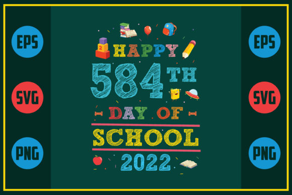 Celebrating 584 Days of School with Embroidery